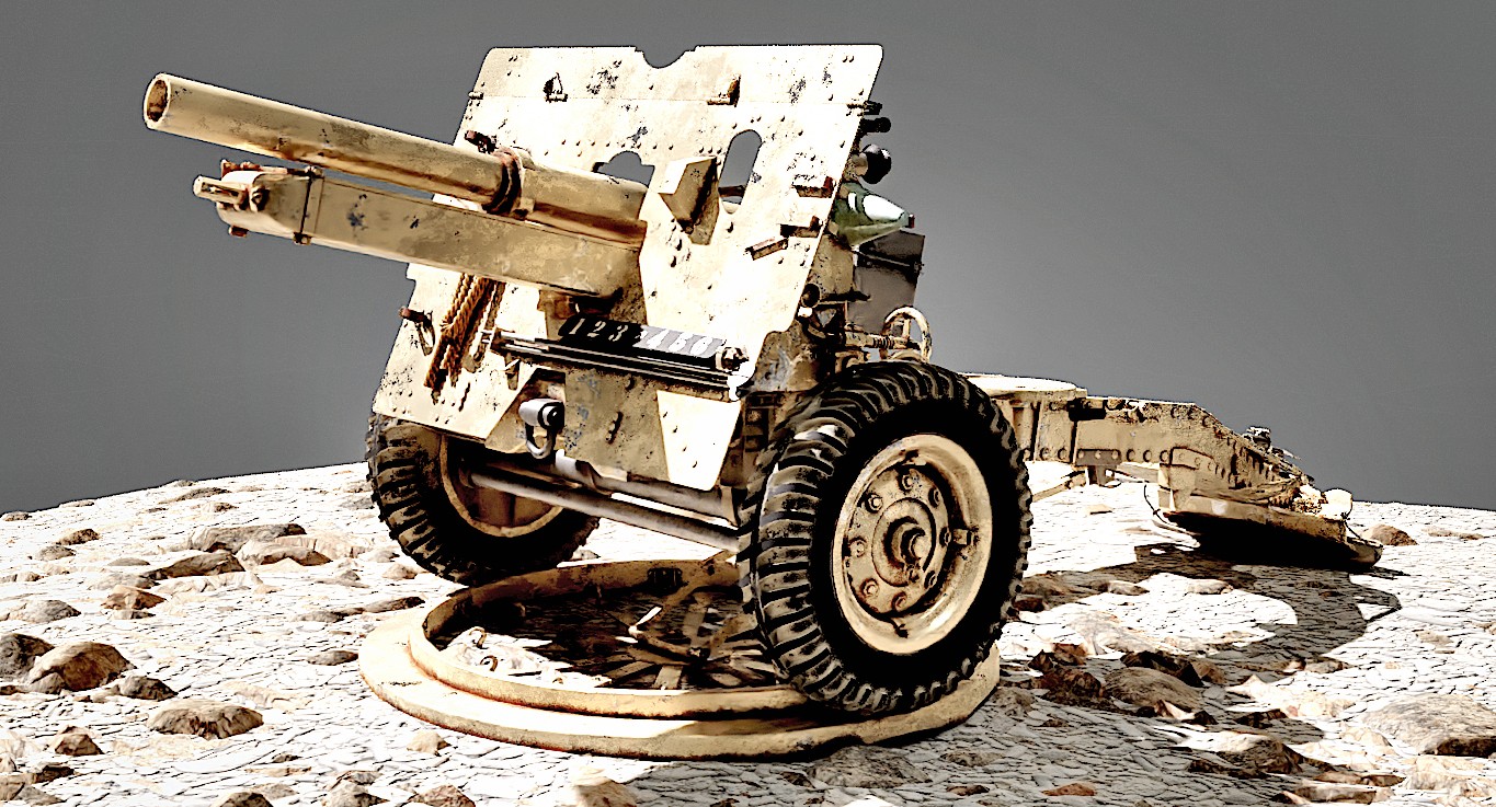 MoI Gallery British WW2 25pdr Field Gun